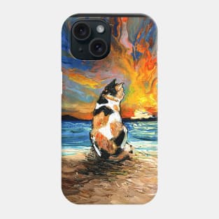Beach Days - Calico Cat Phone Case