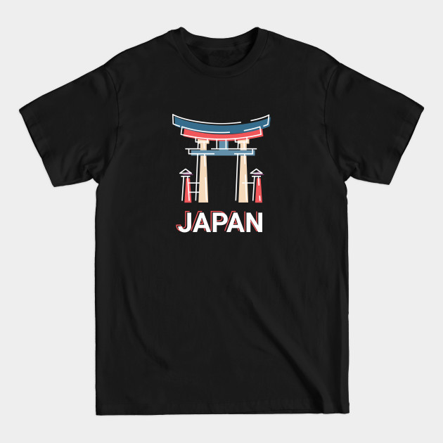 Discover Japan - Itsukushima Shrine Torii Gate - Japanese Symbol - T-Shirt