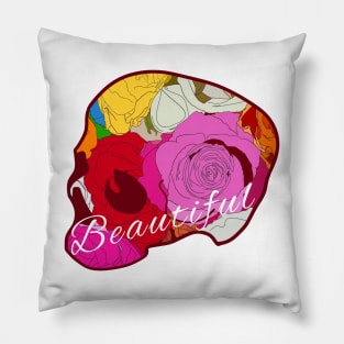 Beautiful skull Pillow