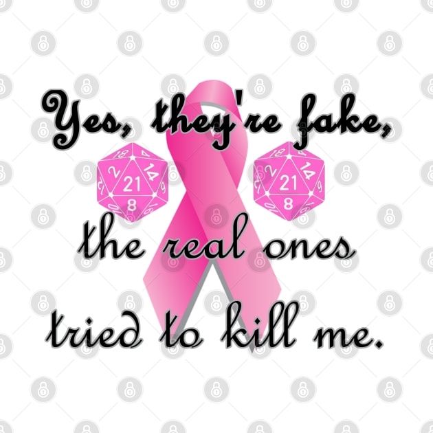 Yes they're fake, the real ones tried to kill Pink Ribbon And D21 by AgelessGames