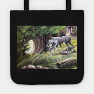 The Last Unicorn Illustration Tote