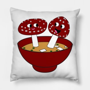 Miso Mushrooms Pillow