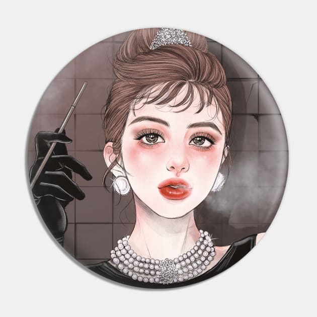 Audrey Hepburn Pin by dahye