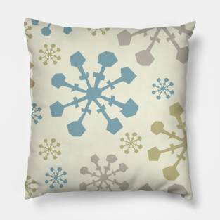 Abstract Winter Pillow