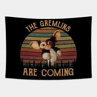 Are Coming Retro Tapestry