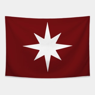 Star Red Tapestry