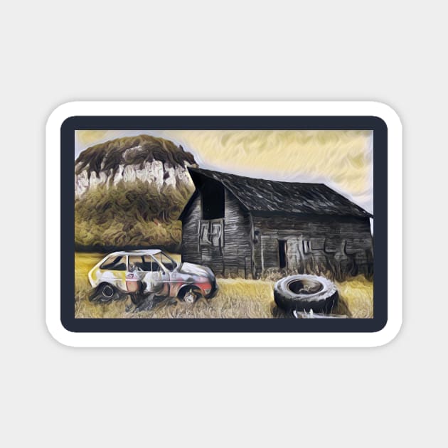 The Forgotten Barn Magnet by Unique Gifts 24/7