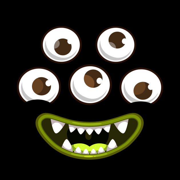 Five eyed monster face by Fun Planet