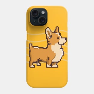 Pixelated Corgi Doge Funny Dog Art Phone Case