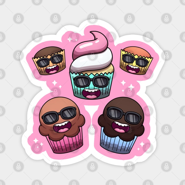 Cool Cupcakes Magnet by TheMaskedTooner