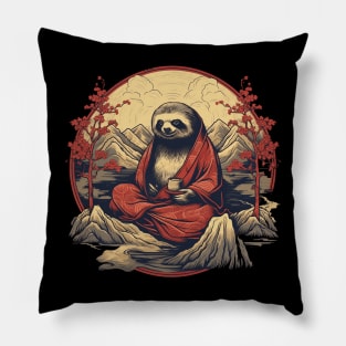 The Slothful Sensei Way Sloth Life Pillow