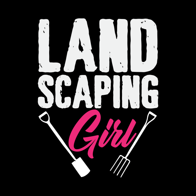 Landscaping Girl Gardener Landscaper by DesignatedDesigner