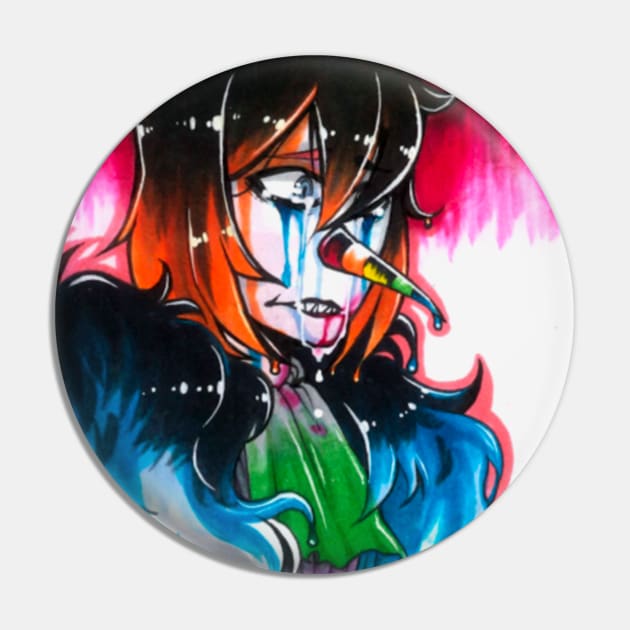 Crying Jack Now, Laughing Jack Later Pin by Art by Amara