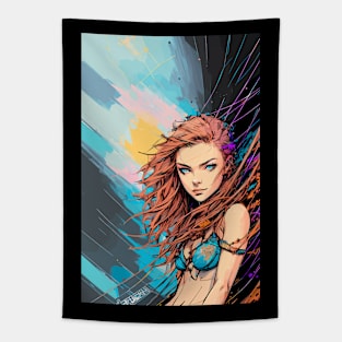 surf vibes, surfer girl, beach party, v2 Tapestry