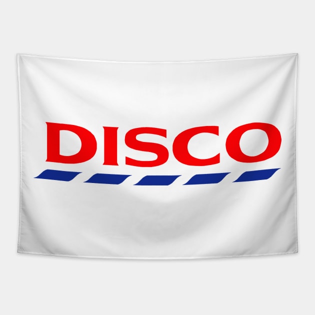 Disco Logo Funny/Parody Tee Tapestry by DankFutura