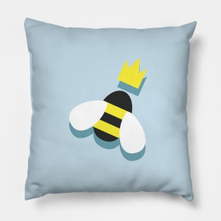 A swarm of bees and their Queen Pillow