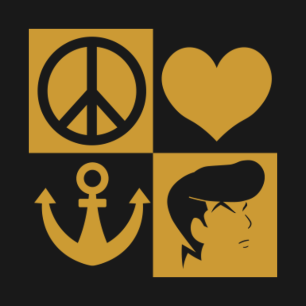 Josuke Jojo Minimalist Logo - Jojos Bizarre Adventure - T-Shirt | TeePublic