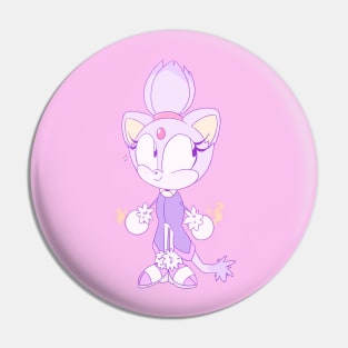 Classic Blaze the Cat Pin