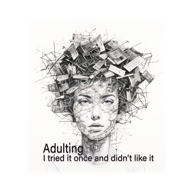 Adulting, I tried it once and didn't like it by From the fringe to the Cringe