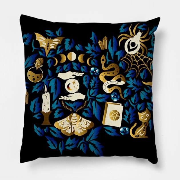 Eclectic Witchery- Magic Witch Life Pillow by Winkeltriple