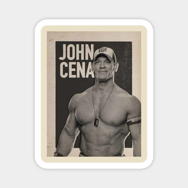 John Cena Vintage Magnet by nasib