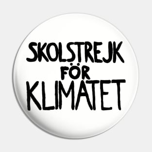 School Strike For Climate Pin