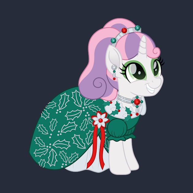 Holiday Sweetie Belle by CloudyGlow