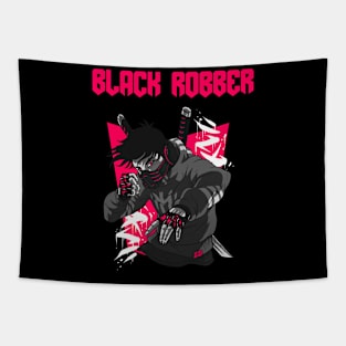 BLACK NINJA Tapestry