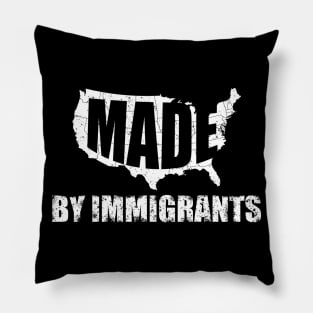 Made By Immigrants Shirt America Political Tee Politics Gift American Flag Immigration Shirt America Political Gift USA GIft  Immigrant Gift Pillow