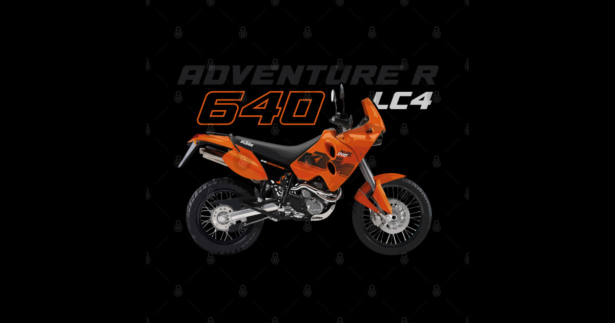 640 LC4 Adventure R 640 Lc4 Adventure R Sticker TeePublic