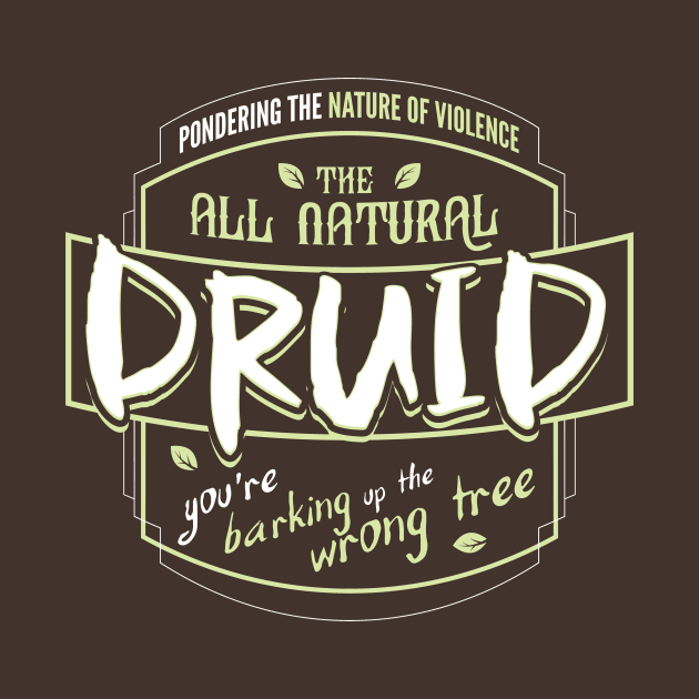 DRUID Fantasy RPG GM Dungeon Game Master DM boardgame tee by Natural 20 Shirts