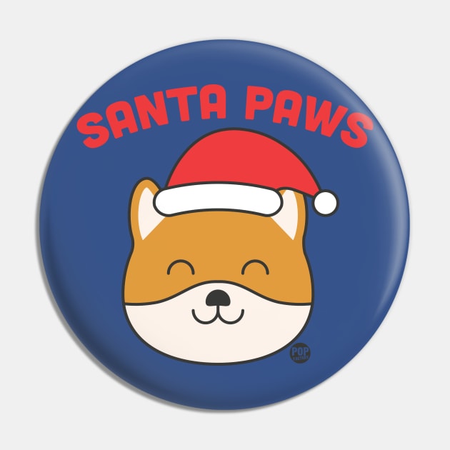 SANTA PAWS Pin by toddgoldmanart