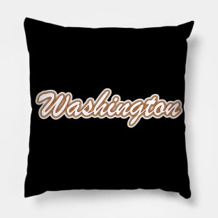 Football Fan of Washington Pillow