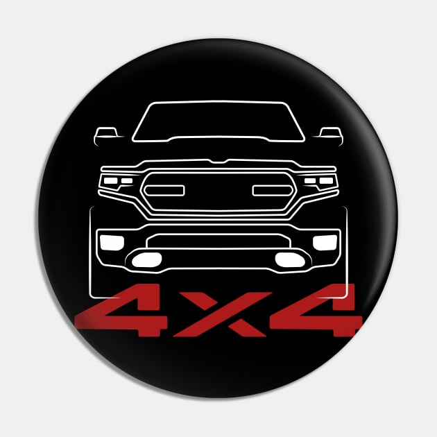 Dodge Ram Pin by HSDESIGNS