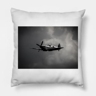 Silver RAF Spitfire Pillow