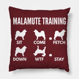 Malamute Training Malamute Dog Tricks Pillow