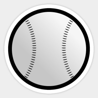 Baseball Ball Stickers, Zazzle