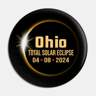 State Ohio Total Solar Eclipse Pin