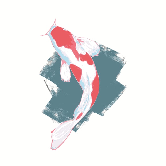 Koi fish digital design by bernardojbp