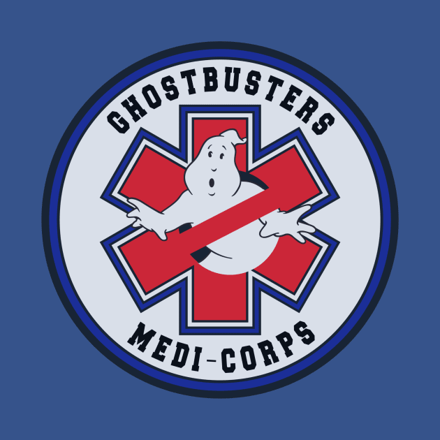 Ghostbusters Medi-Corps Faded Tee by Ghostbustersmedicorps