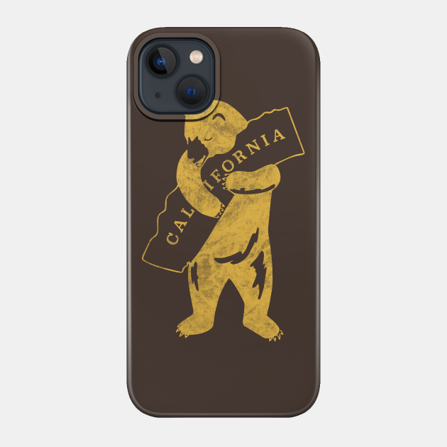 California bear (yellow) - California - Phone Case