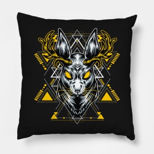 Jackalope Pillow