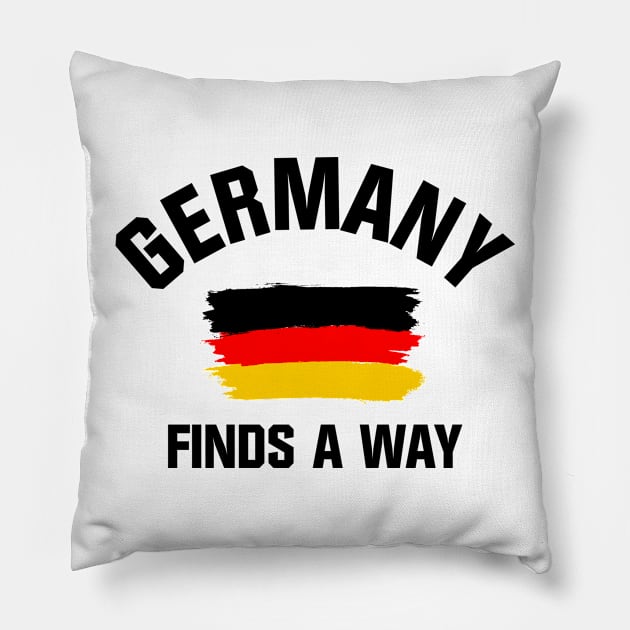 Germany World Cup Soccer Tshirt Pillow by zurcnami