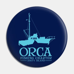 Orca Fishing Charter Pin