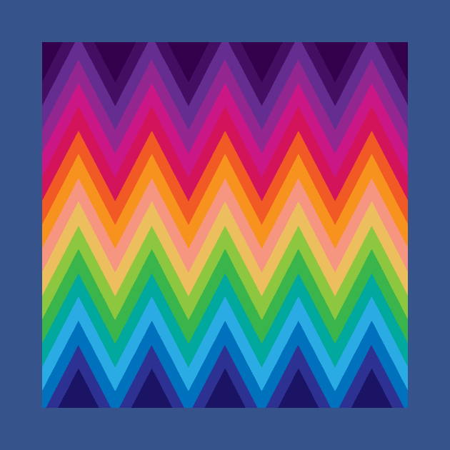 Zig Zag Chevron Pattern G291 by MedusArt