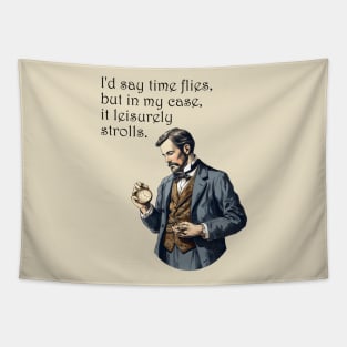 Timeless Dapper Stroll Tapestry