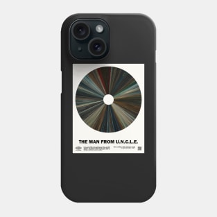 minimal_The Man from U.N.C.L.E. Warp Barcode Movie Phone Case