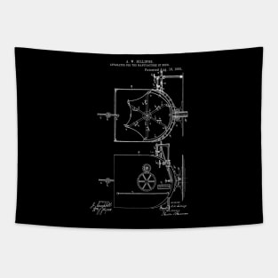 Apparatus for the Manufacture of Beer Vintage Patent Hand Drawing Tapestry