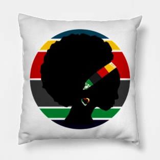 African American T-Shirt for Women,Men. Pillow