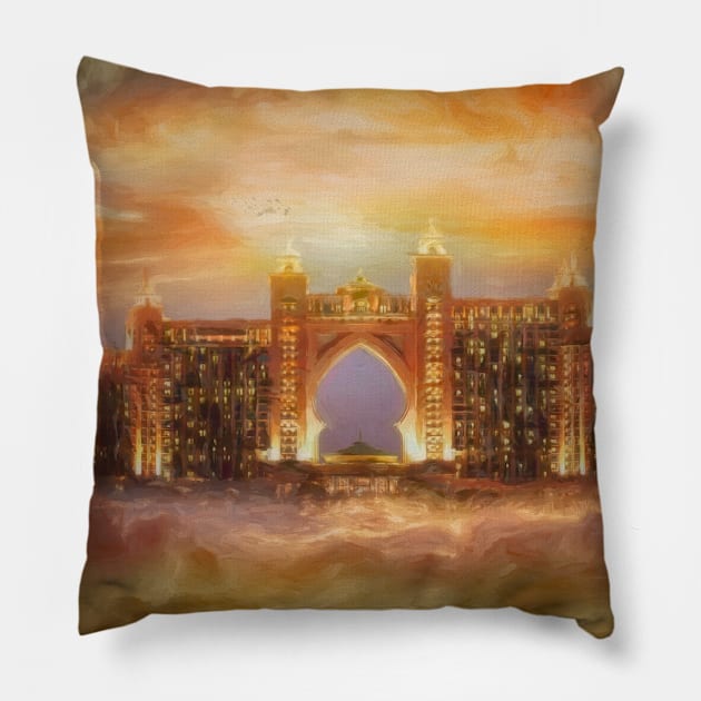 Dream Hotel in the clouds Pillow by jasminaseidl